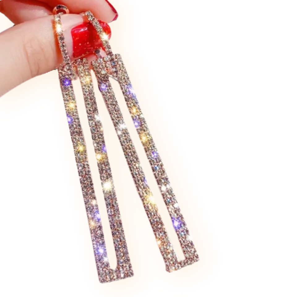 'THE DROP' Luxe Rectangular Drop Earrings