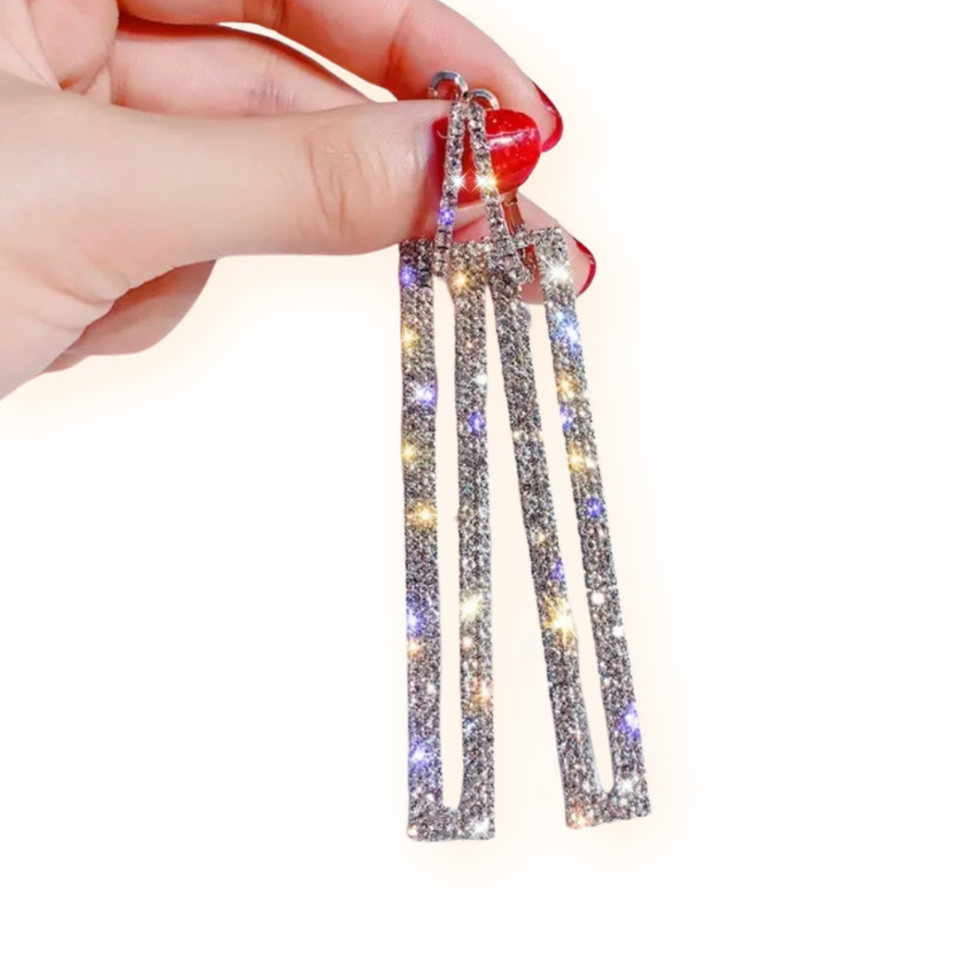'THE DROP' Luxe Rectangular Drop Earrings