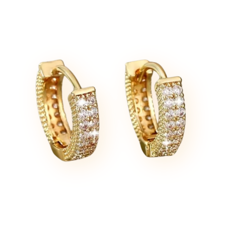 'ETHEREAL' Luxury Inlaid CZ Earrings