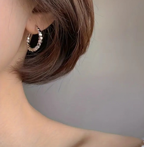 'LIFT A STONE' Mini Hoops