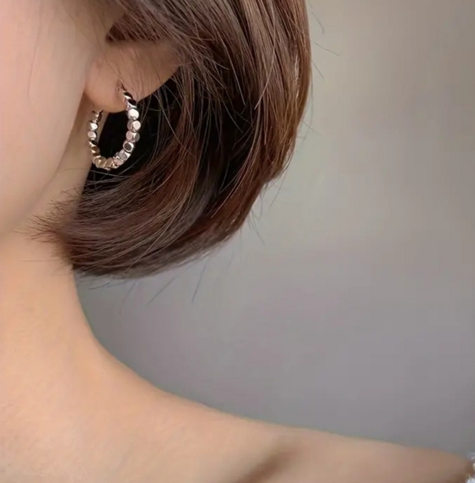 'LIFT A STONE' Mini Hoops