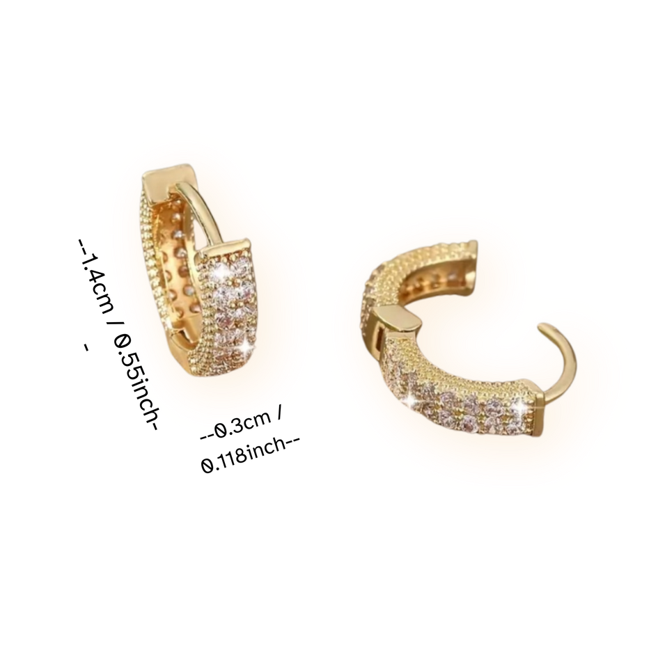 'ETHEREAL' Luxury Inlaid CZ Earrings