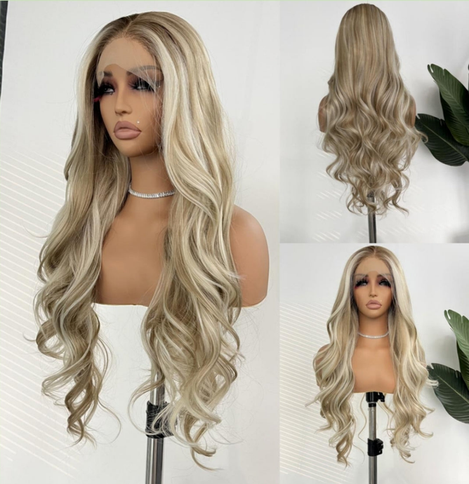 Balayage Heat-Resistant Wig - CALI SUN
