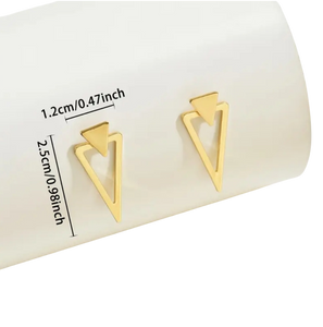 'GIZA' - Geometric Stud Earrings