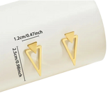 'GIZA' - Geometric Stud Earrings