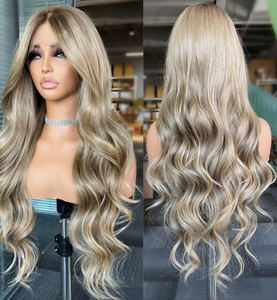 Balayage Heat-Resistant Wig - HAZELNUT CRÈME