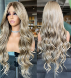 Balayage Heat-Resistant Wig - HAZELNUT CRÈME