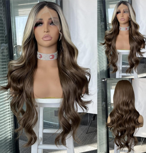 Balayage Heat-Resistant Wig - CINNAMON CRÈME