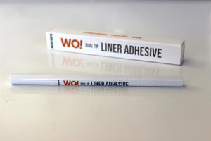 WO! LINER ADHESIVE Dual-Ended Black/Clear Eyeliner Glue Pen