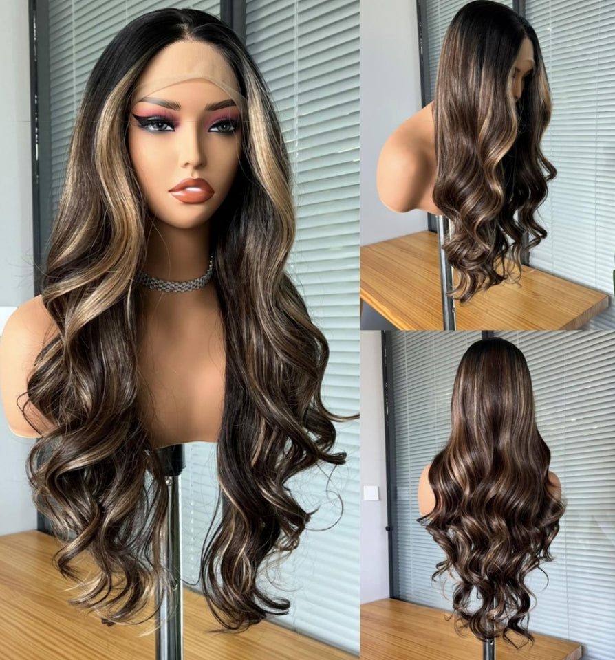 Balayage Heat-Resistant Wig - MOCHA