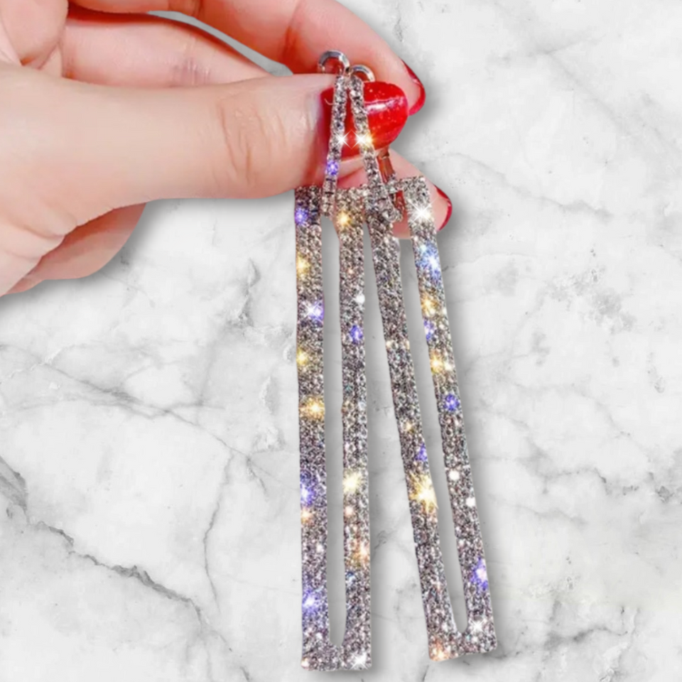 'THE DROP' Luxe Rectangular Drop Earrings