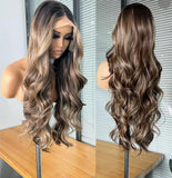 Balayage Heat-Resistant Wig - PECAN PIE