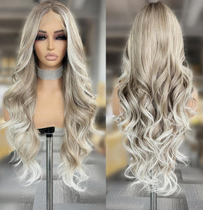 Balayage Heat-Resistant Wig - TOASTED COCONUT