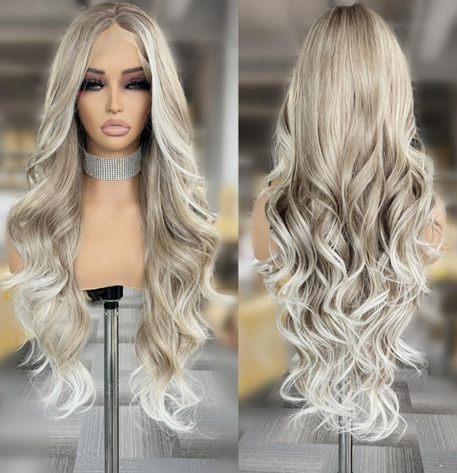 Balayage Heat-Resistant Wig - TOASTED COCONUT