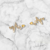 'PULSE' Stud Earrings