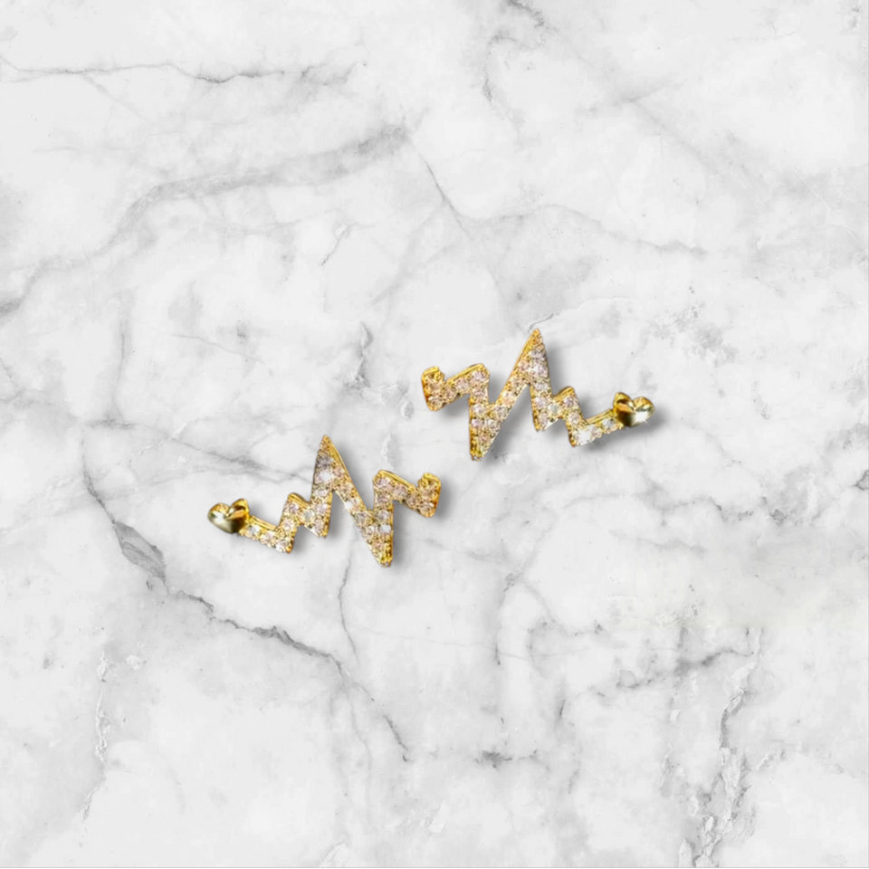 'PULSE' Stud Earrings