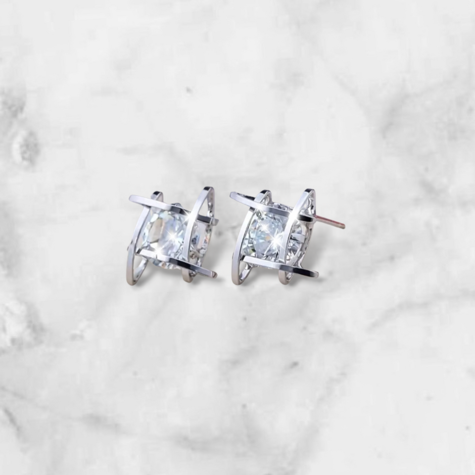 'UNITY' Sparkling Synthetic CZ Studs