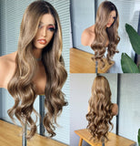 Balayage Heat-Resistant Wig - GINGERBREAD CARAMEL