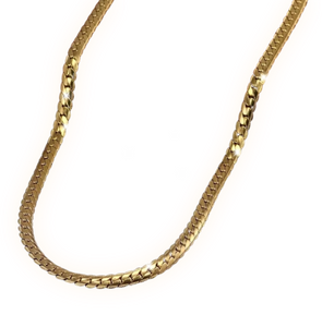 'TIMELINE' 14K Gold Plated Snake Chain