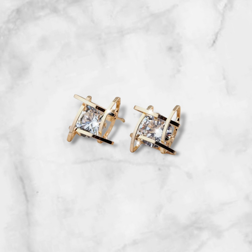 'UNITY' Sparkling Synthetic CZ Studs