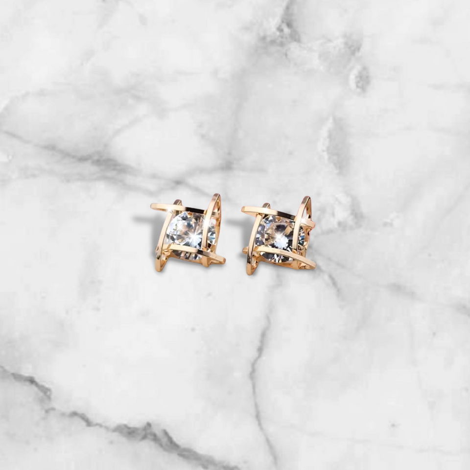 'UNITY' Sparkling Synthetic CZ Studs