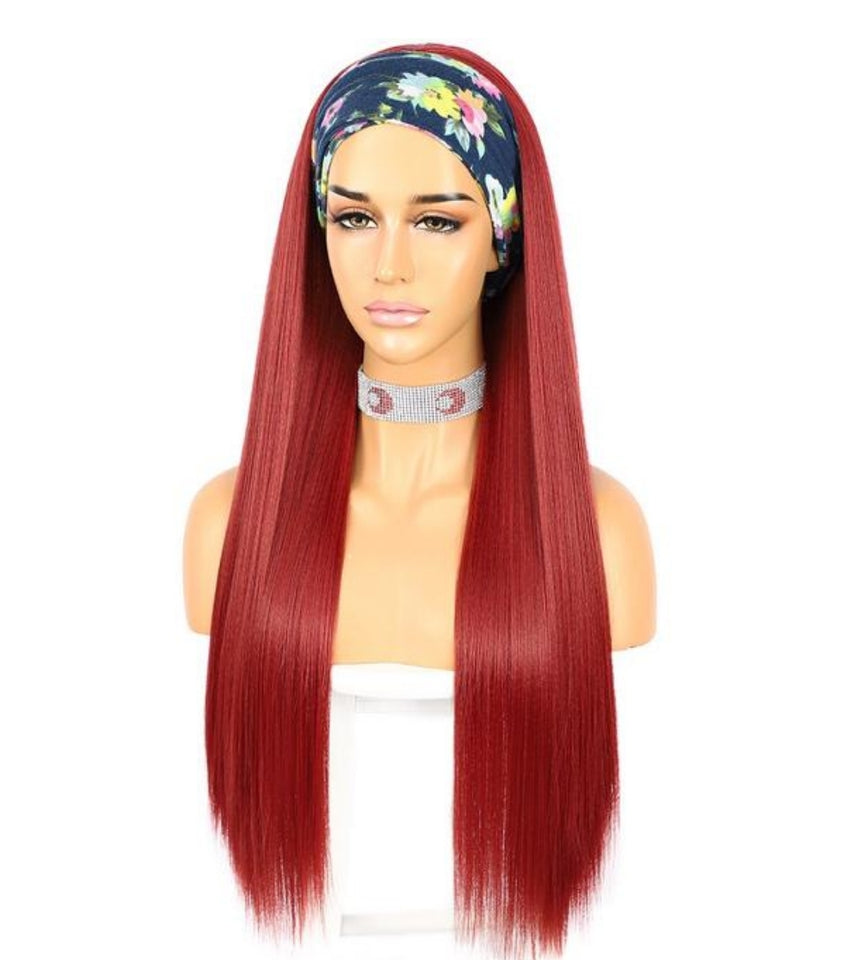 SIMPLY RED HEADBAND WIG SILKY STRAIGHT 24"