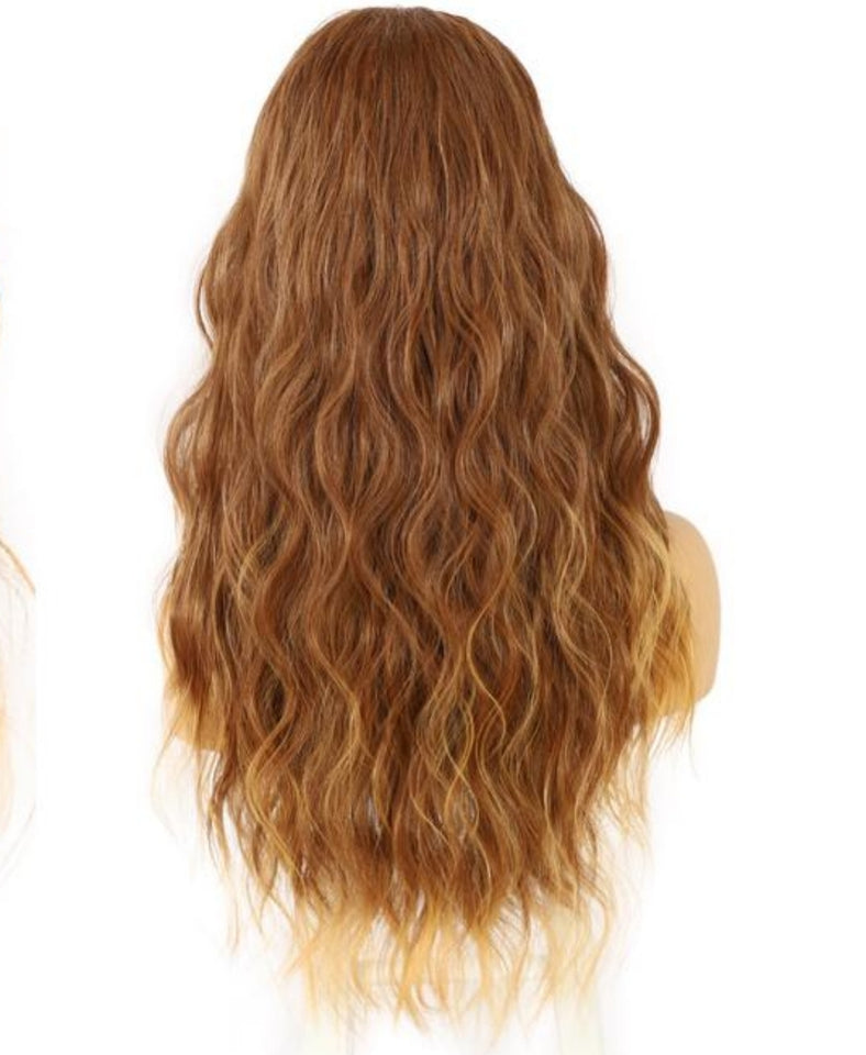FAWN GOLDEN HIGHLIGHT HEADBAND WIG WAVY 22"