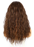 BROWN HIGHLIGHT HEADBAND WIG WAVY 20"