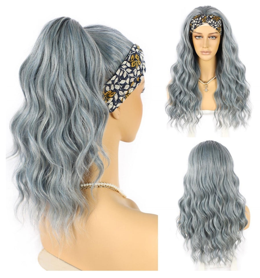 MOONDUST HEADBAND WIG WAVY 24"